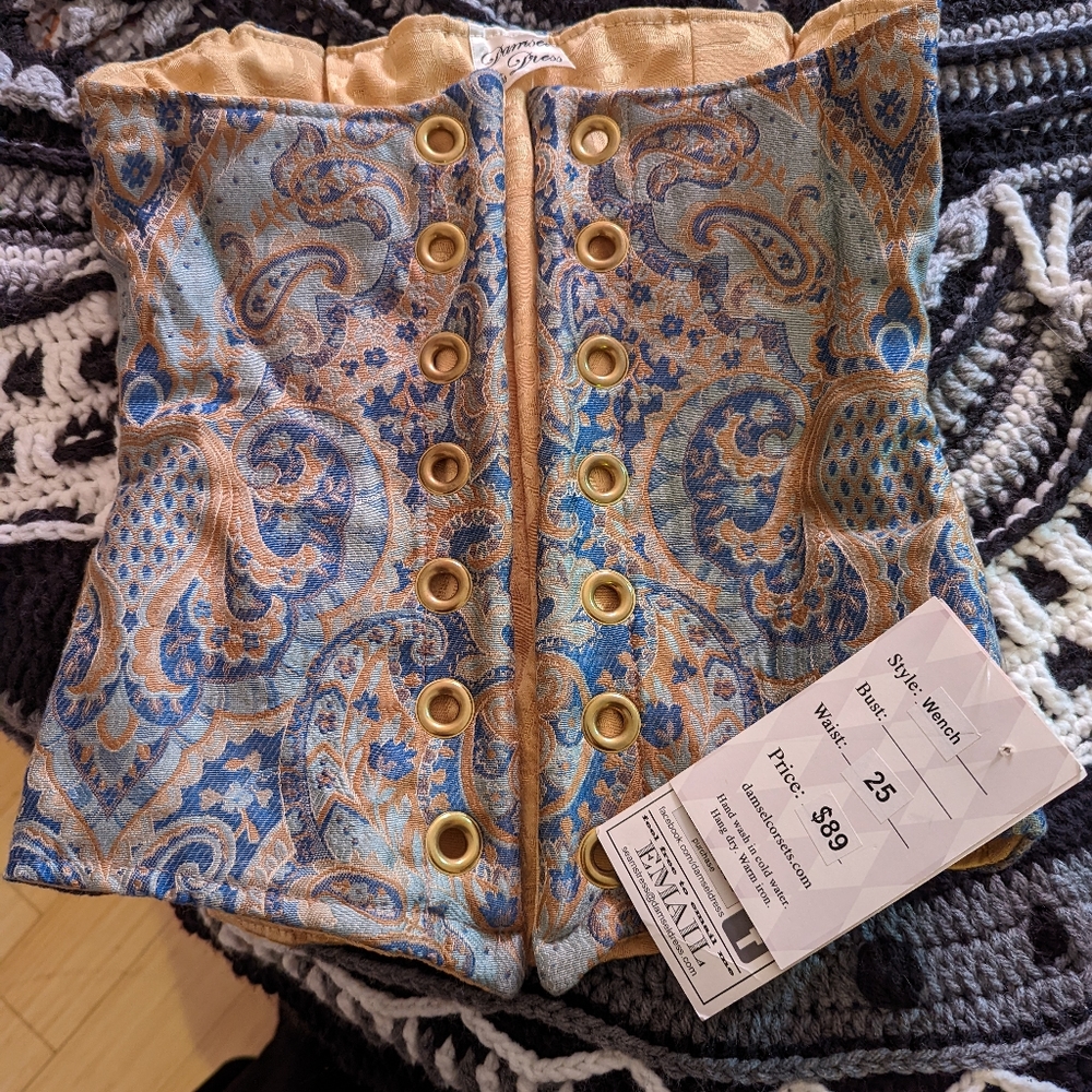 25" Damsel in this Dress wench corset